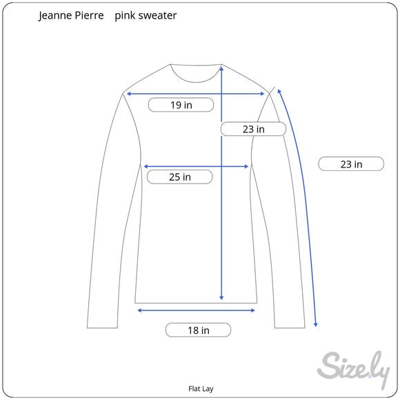 Vintage 80's Jeanne Pierre Pink Mohair Blend Cropped Sweater Fuzzy - Picture 7 of 7